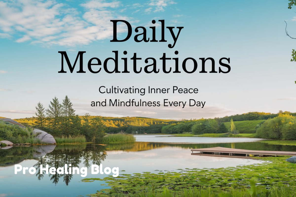 Daily Meditations: Cultivating Inner Peace and Mindfulness Every Day - Pro Healing Blog