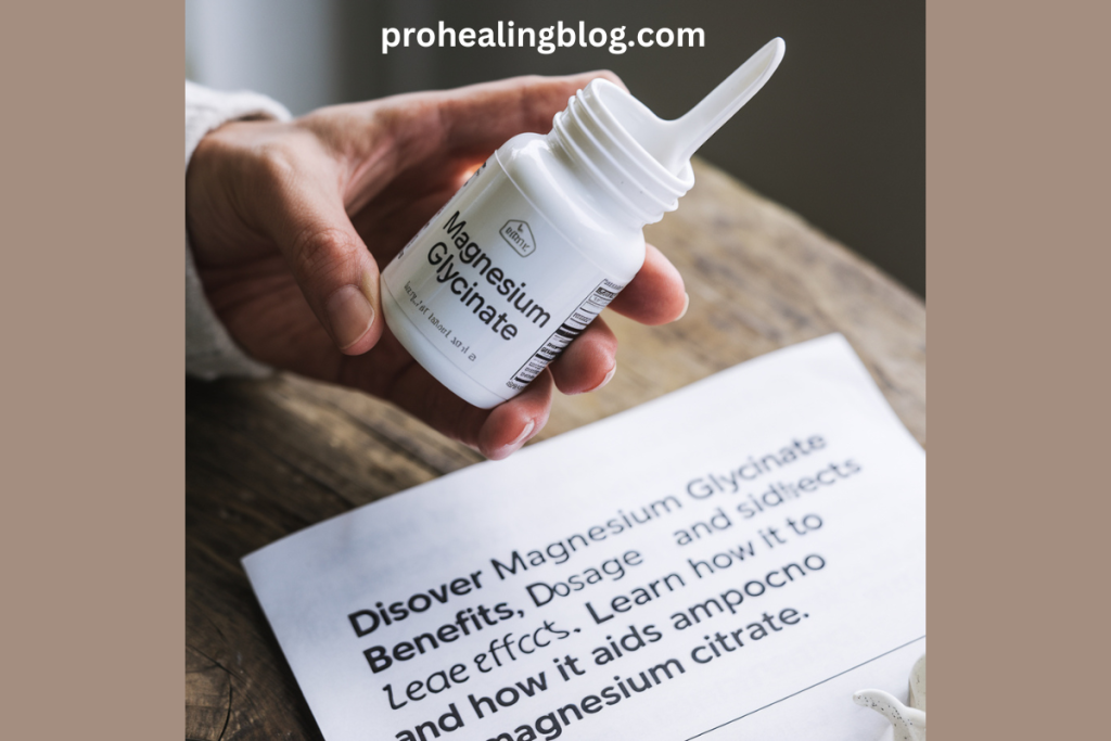 Magnesium Glycinate Benefits: Sleep, Dosage, and More