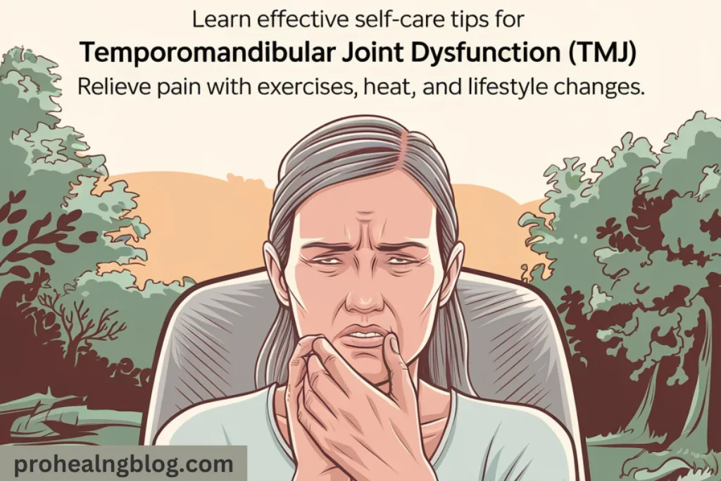 temporomandibular joint dysfunction self-care