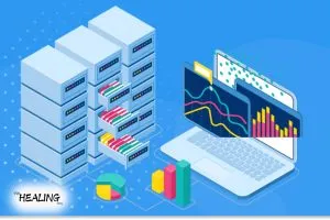 automated data processing system in action with modern AI technology